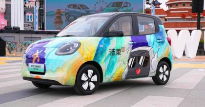 Five-door Wuling Hongguang Mini EV