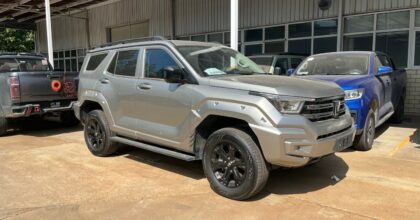 Tank 400 petrol version spied