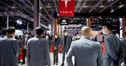 Tesla Shanghai booth