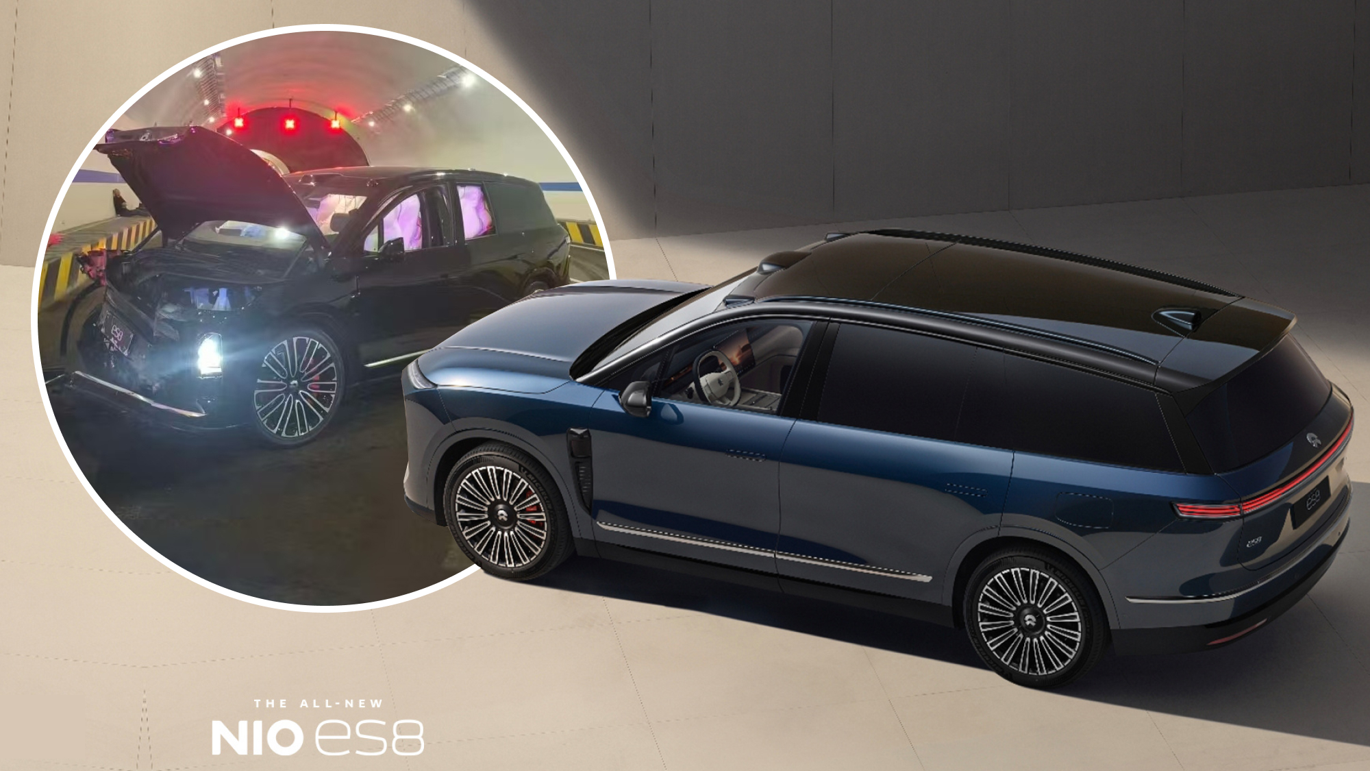 Third-gen Nio ES8 crashed in China ahead of the sales start