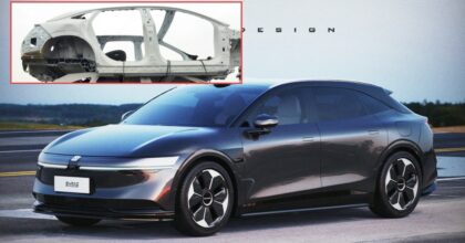 Zeekr 007 station wagon body-in-white reveals its exterior features